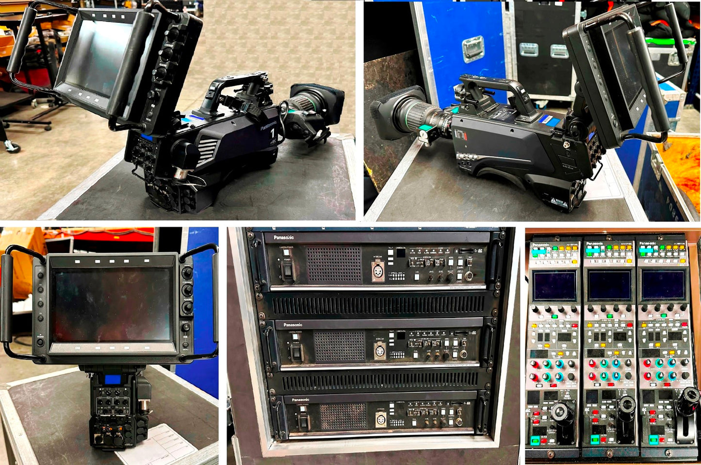 AK-UC3000 - 3-CAM STUDIO PKG W/CCU/RCP/9" VF