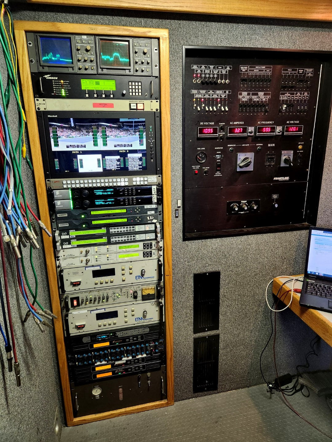 PRODUCTION TRUCK/UPLINK - 8 CAMS/4 KU PATHS