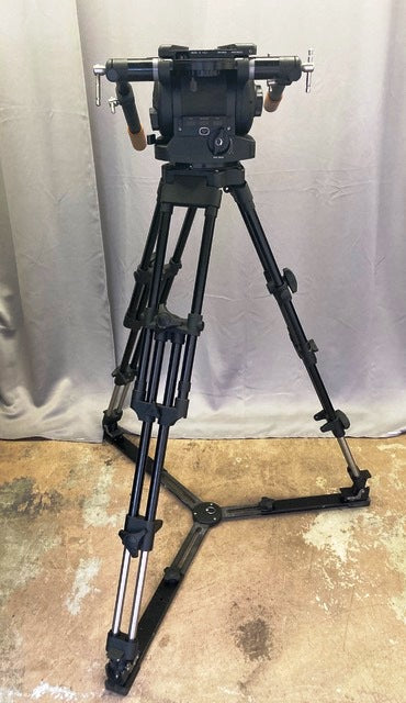 OMEGA - HEAD W/ 2-STAGE HEAVY-DUTY TRIPOD