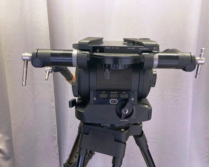 OMEGA - HEAD W/ 2-STAGE HEAVY-DUTY TRIPOD