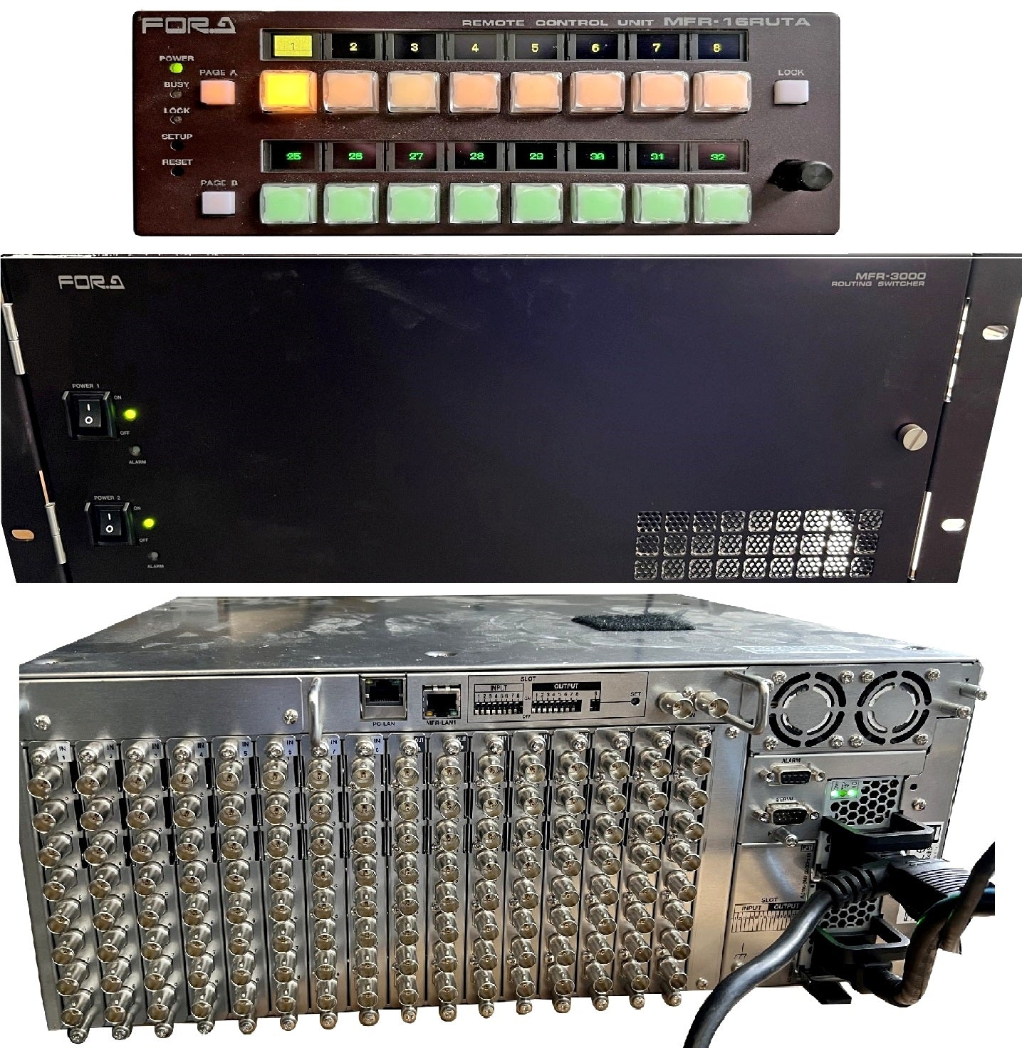 MFR-3000 - 64x64 W/ MFR-16RUTA CONTROLLER