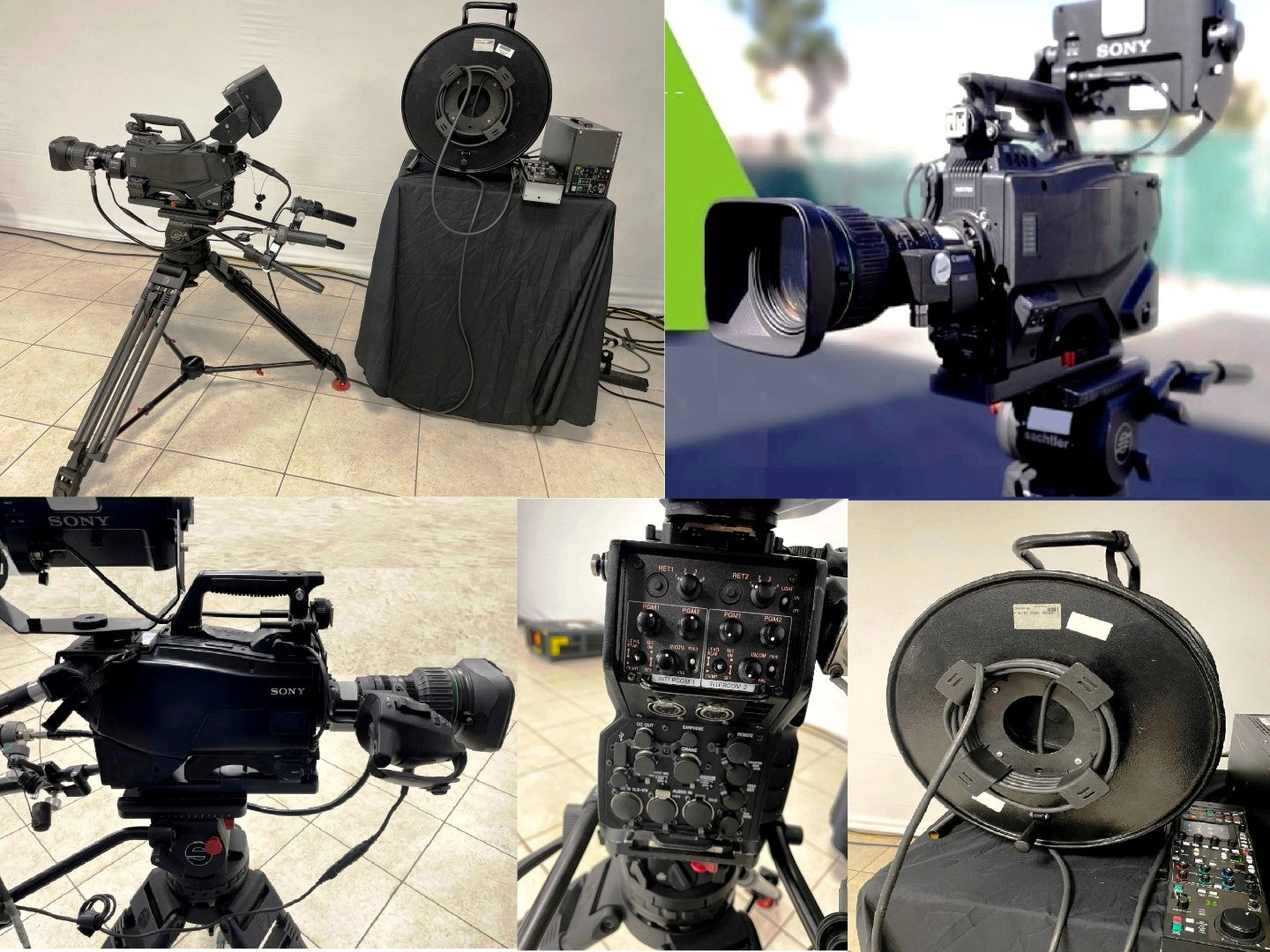 HDC-1700 - FIBER STUDIO PKG W/LENS & SUPPORT