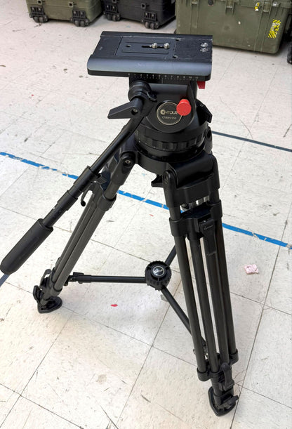 CT-80K - TRIPOD/FLUID HD/GRND SPRD/BARS/USED