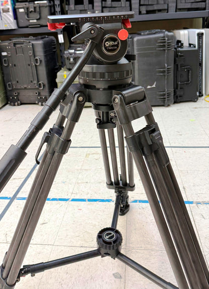 CT-80K - TRIPOD/FLUID HD/GRND SPRD/BARS/USED