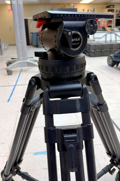 CT-80K - TRIPOD/FLUID HD/GRND SPRD/BARS/USED