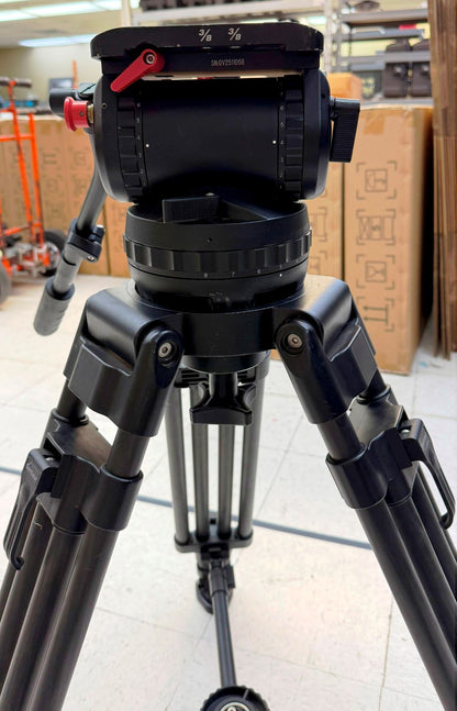 CT-80K - TRIPOD/FLUID HD/GRND SPRD/BARS/USED