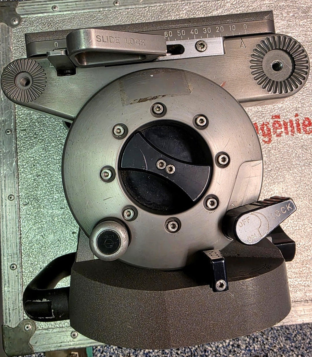 OMEGA - HEAD W/ 2 TELESCOPIC ARMS, CASE