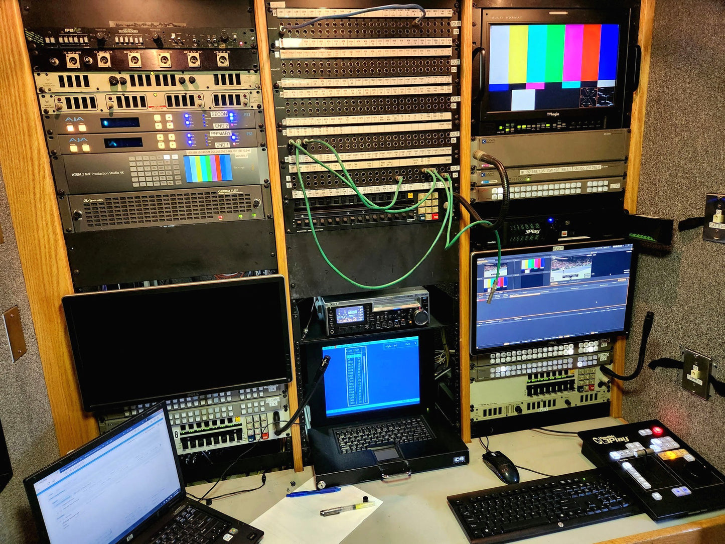 PRODUCTION TRUCK/UPLINK - 8 CAMS/4 KU PATHS