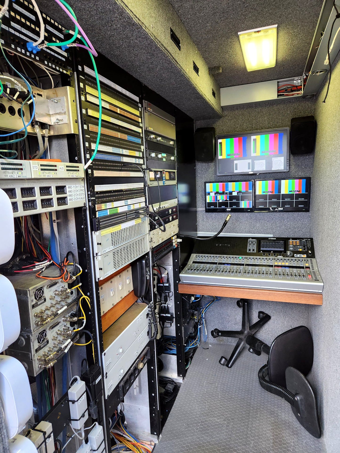 PRODUCTION TRUCK/UPLINK - 8 CAMS/4 KU PATHS
