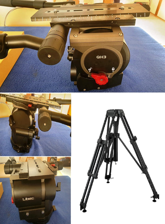 QH3 - 150mm HEAD w/ VINTEN HDT-1 TRIPOD