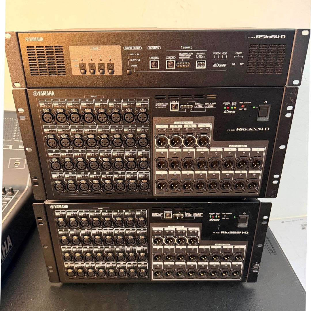 CL5 - 2x Rio3224-D and a RSio64-D