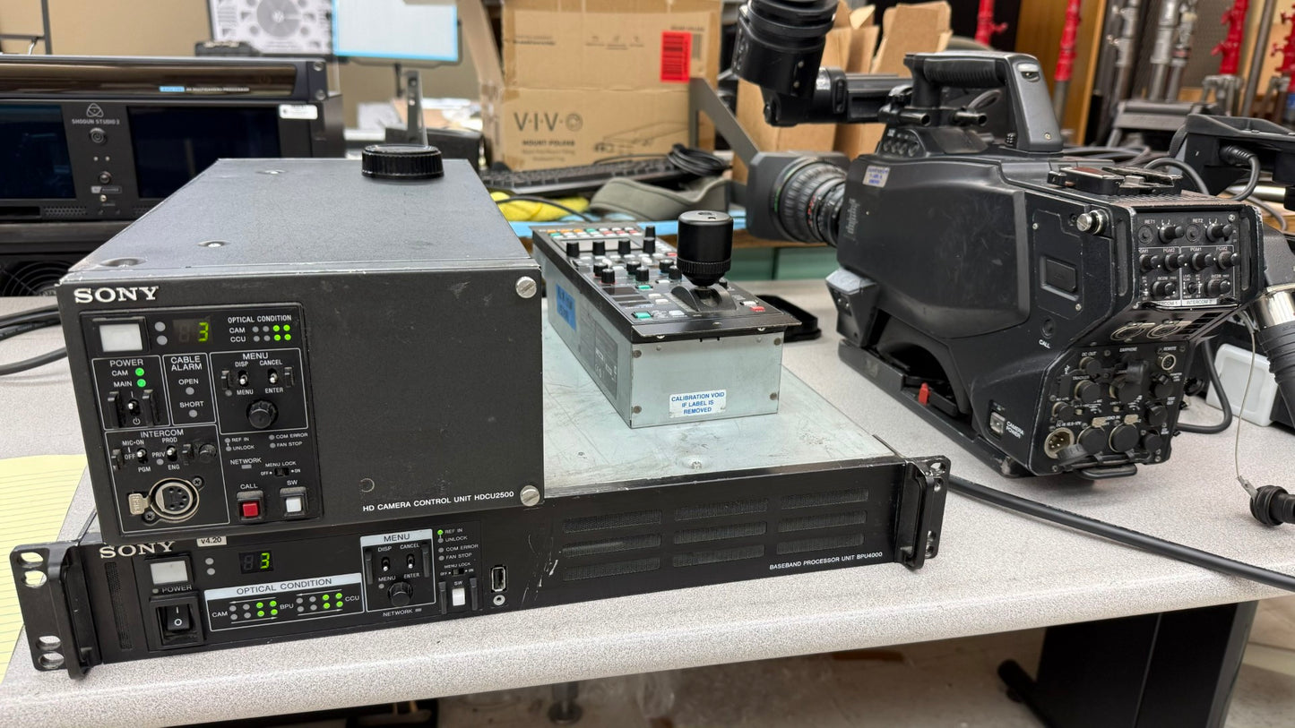 HDC-4300 - 1080p/CCU/RCP/STUDIO VF/20x LENS