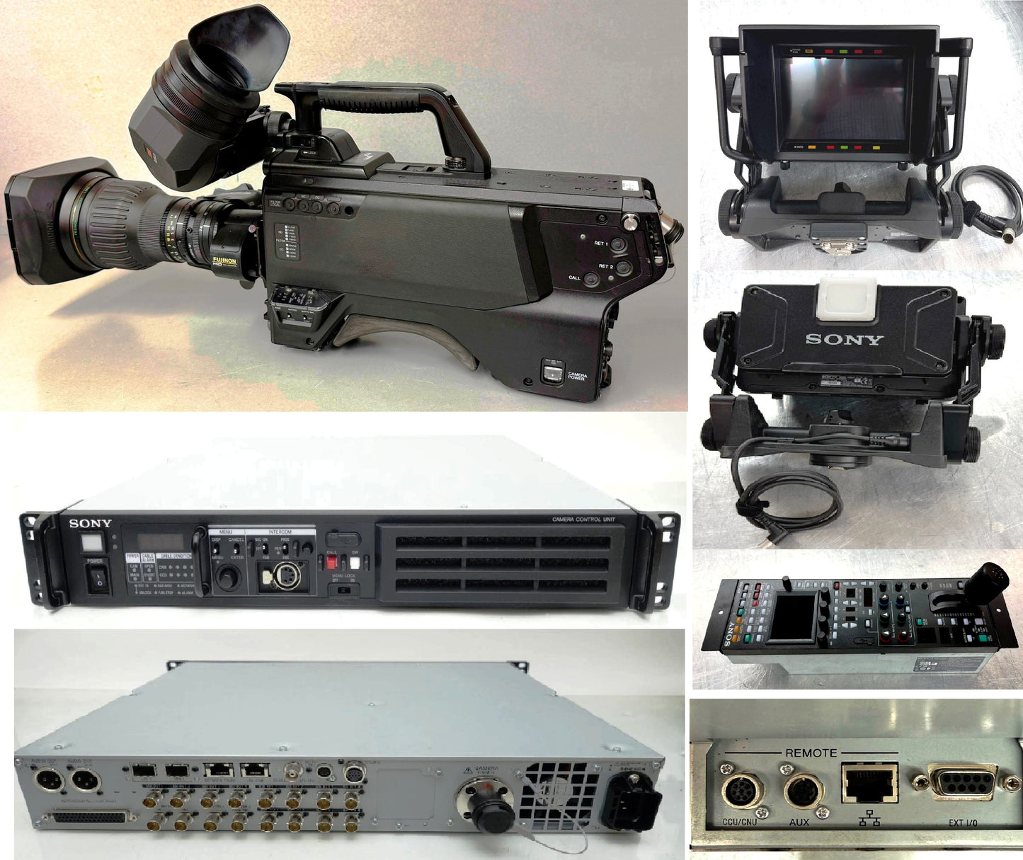 HDC-3500 - B-STK, CCU, RCP, 7" VF, 2110 OPT.