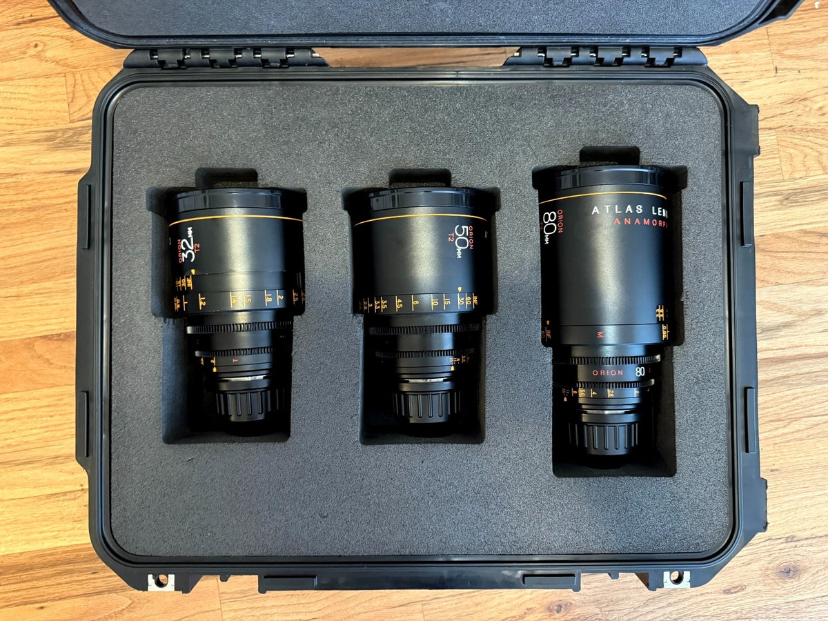 ORION B-SET - 32mm/50mm/80mm T2 PL LENSES