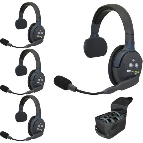 UL4S ULTRALITE - 4-HEADSETS/BATs/CHRGR/CASE